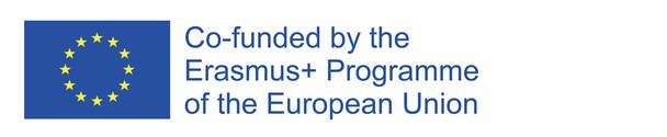 Bendrai finansuoja Europos Sąjunga („Erasmus+“) – logotipas