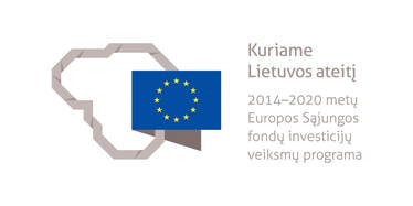 Kuriame Lietuvos ateitį – 2014–2020 m. Europos Sąjungos fondų investicijų veiksmų programos logotipas